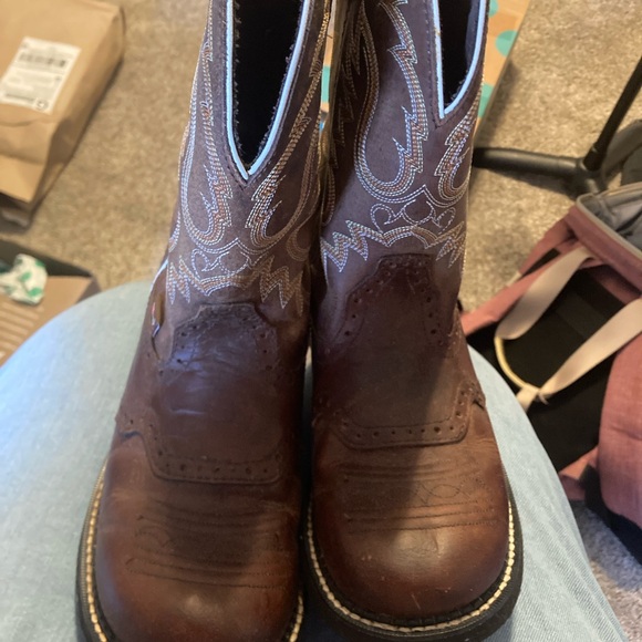 Justin gypsy boots - good used condition - 9.5 - Picture 3 of 8